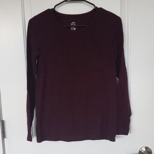 AERIE | Deep Purple Pocket Tee